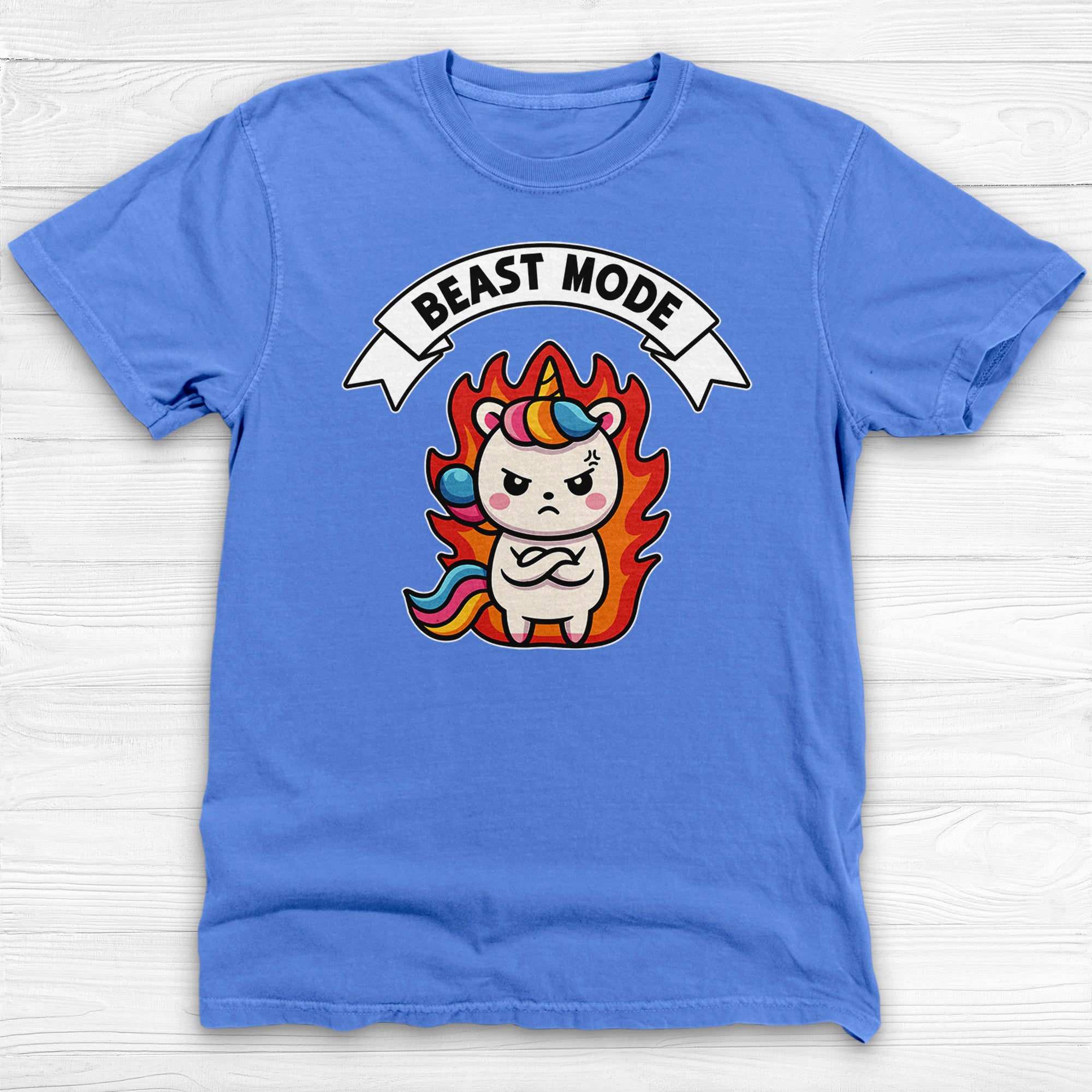 Unicorn Beast Mode Funny Graphic Gym Shirt Or Pump Cover-T-Shirt-Gym Classics