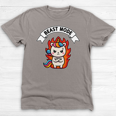 Unicorn Beast Mode Funny Graphic Gym Shirt Or Pump Cover