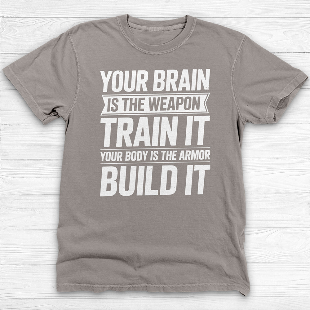 Mindset Brain And Body Motivational Gym Shirt Or Pump Cover-T-Shirt-Gym Classics