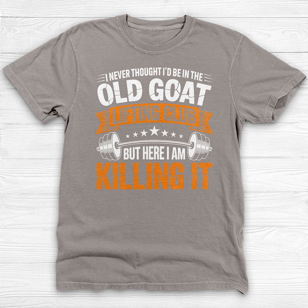 Old Goat Lifting Club Gym Tee, Gift for Gym Lovers-T-Shirt-Gym Classics