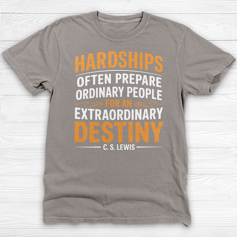 Extraordinary Destiny Quote Shirt, Motivational Gym And Life Tee
