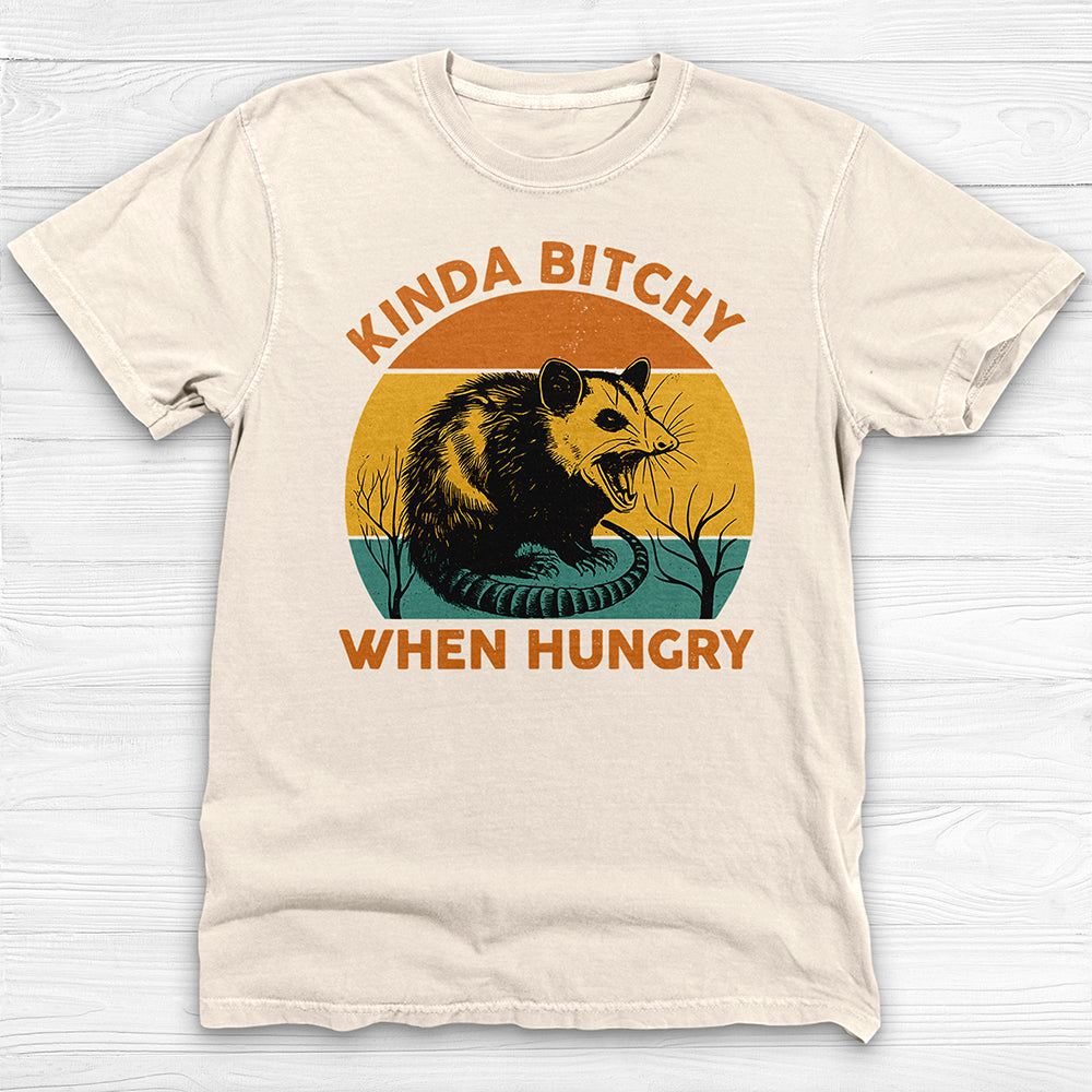 Kinda Bitchy When Hungry Funny Animal Gym Shirt-T-Shirt-Gym Classics