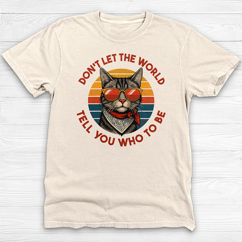 Cool Cat Vintage Style Inspirational Gym T-Shirt, Motivational Fitness Tee