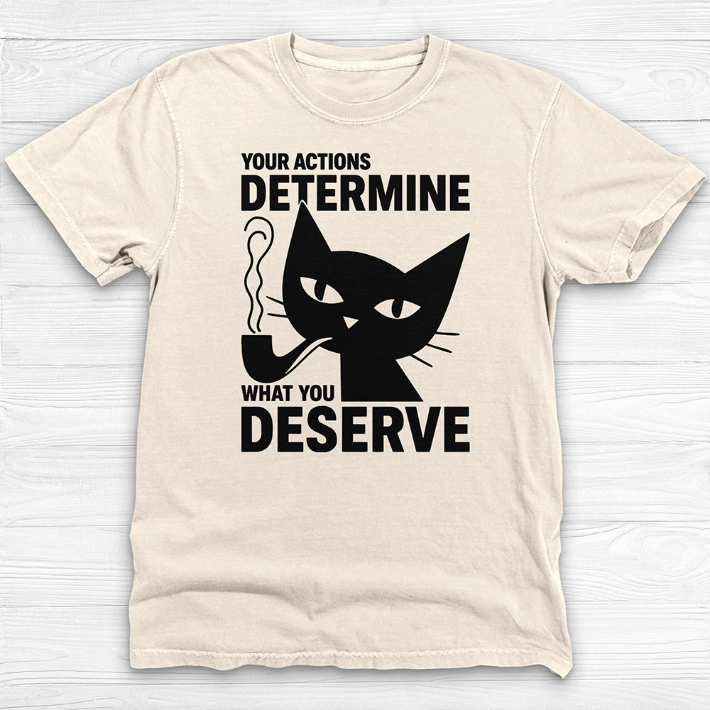 Empowered Cat T-Shirt, Bold Graphic Tee, Motivational Unisex Shirt, Unique Gift for Cat Lovers, Statement Fashion for Everyday Wear