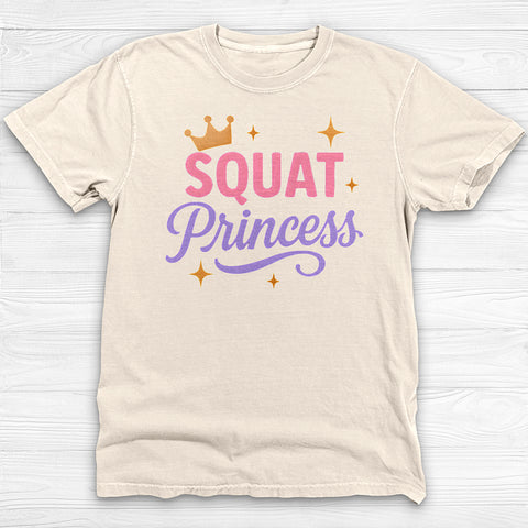 Squat Princess Gym Shirt Or Pump Cover For Fitness Girls
