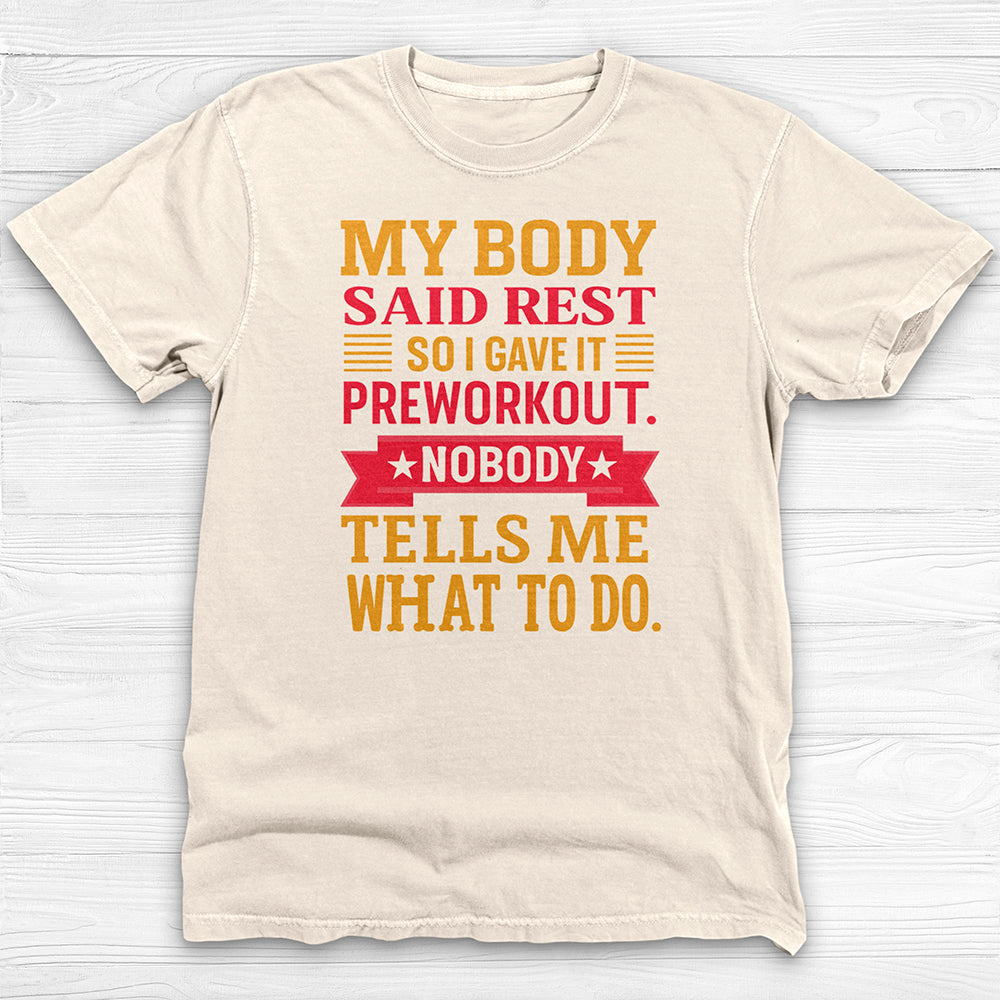 Funny Preworkout Gym Shirt or Pump Cover-T-Shirt-Gym Classics