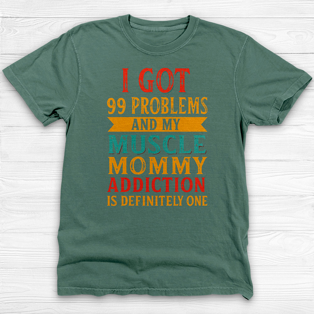 Muscle Mommy Addiction Gym Tee, Strong Women Appreciation-T-Shirt-Gym Classics