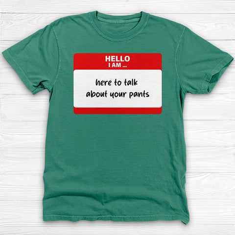 Funny Name Tag Gym Shirt, Yoga Pants Fan Workout Tee