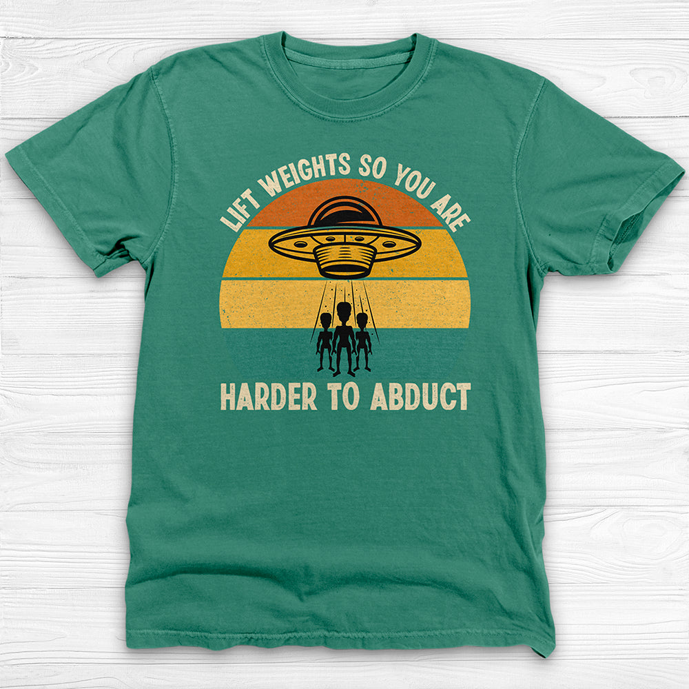 Funny Alien Abduction Gym Workout Shirt Or Pump Cover