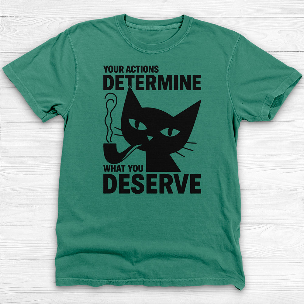 Empowered Cat T-Shirt, Bold Graphic Tee, Motivational Unisex Shirt, Unique Gift for Cat Lovers, Statement Fashion for Everyday Wear