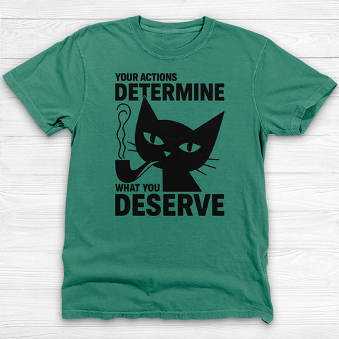 Empowered Cat T-Shirt, Bold Graphic Tee, Motivational Unisex Shirt, Unique Gift for Cat Lovers, Statement Fashion for Everyday Wear