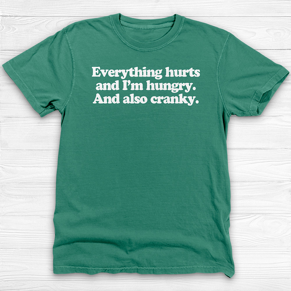 Hungry And Cranky Funny Gym Shirt Or Pump Cover