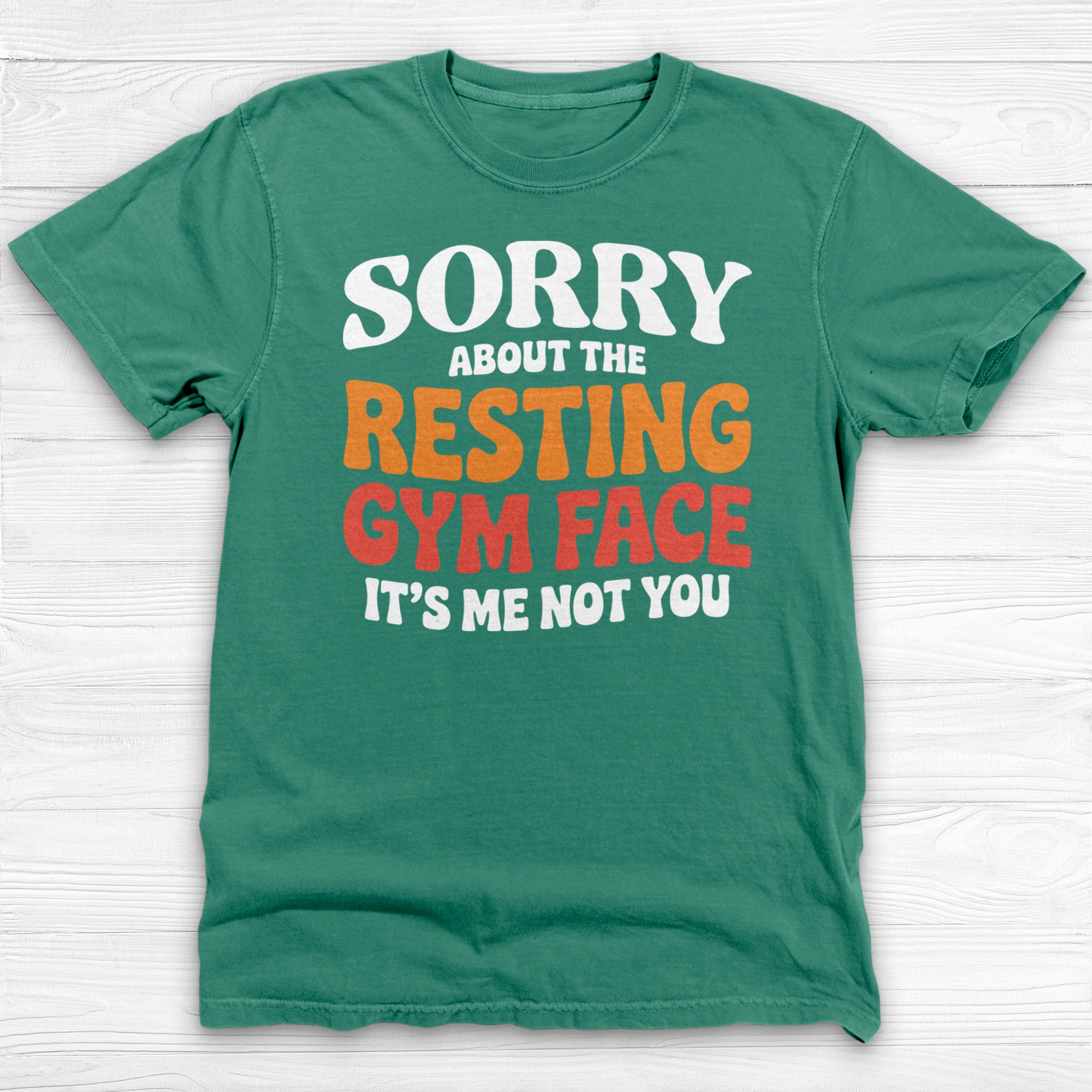 Sorry About The Resting Gym Face Gym Tee Or Pump Cover