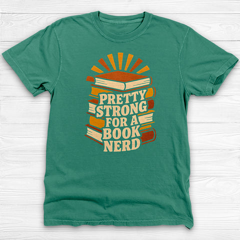 Strong Book Nerd Gym T-Shirt, Gym Lover’s Literary Humor Tee