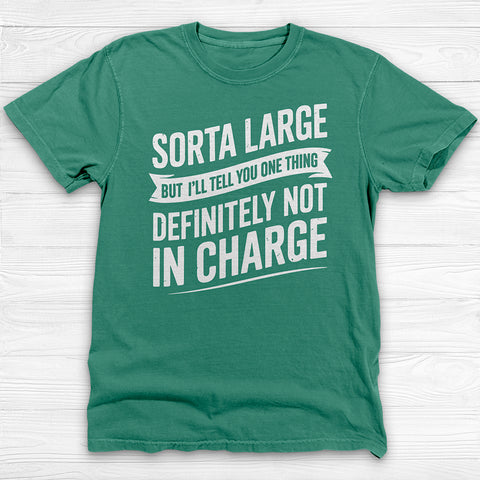 Sorta Large But Definitely Not In Charge, Fun Gym Tee