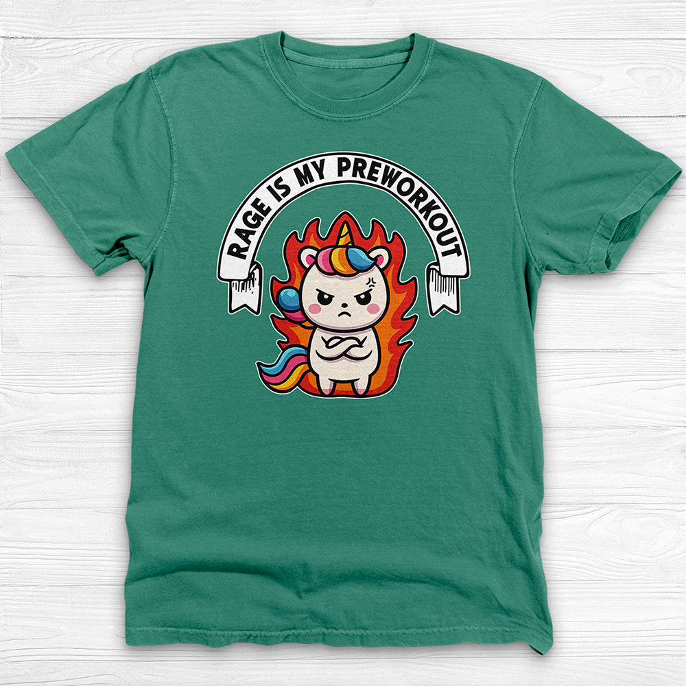 Rage Is My Preworkout Unicorn Shirt, Funny Gym Tee or Pump Cover-T-Shirt-Gym Classics