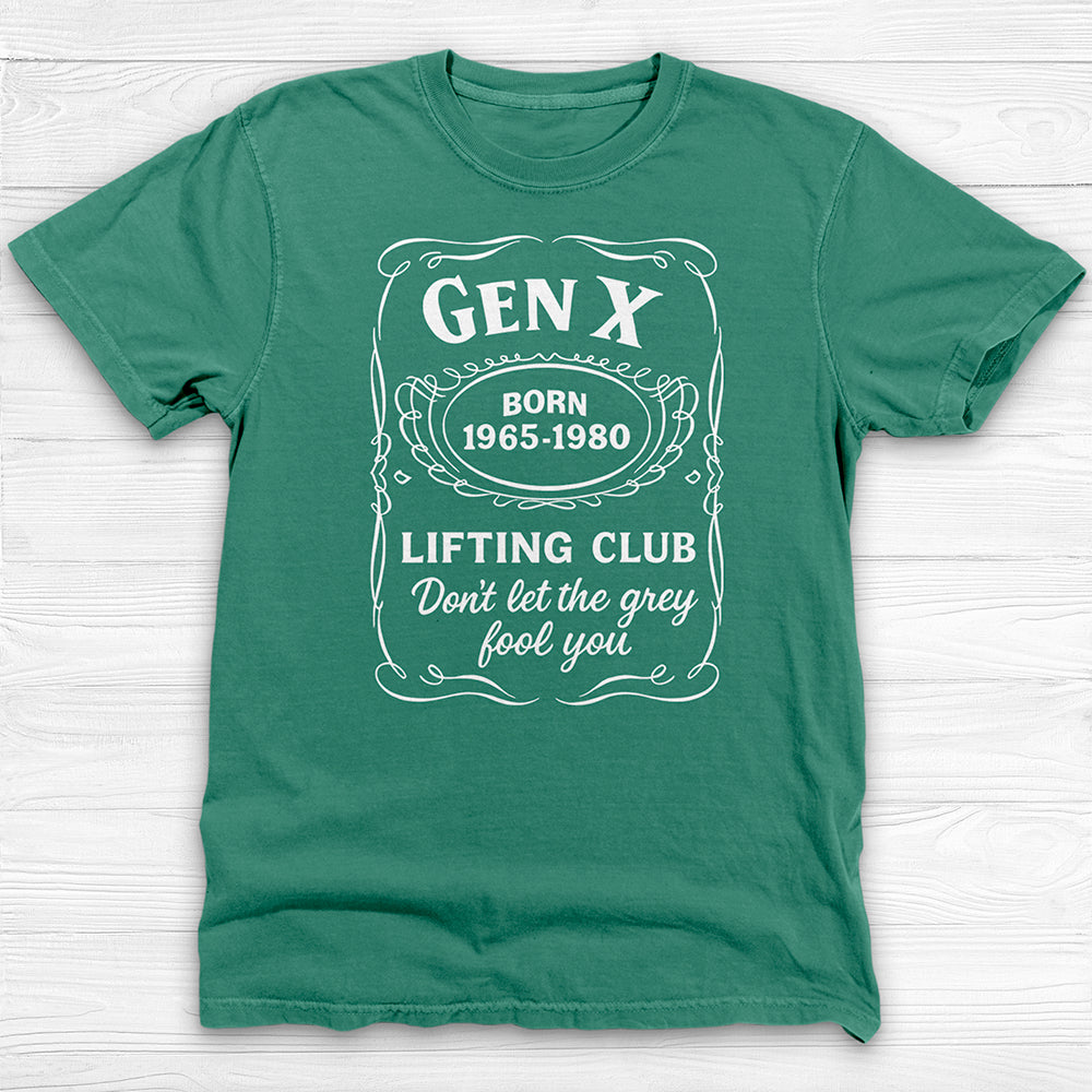 Gen X Gym Shirt Born 1965–1980, Fun Retro Style Fitness Tee-T-Shirt-Gym Classics