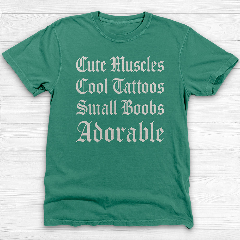 Cute, Inked & Unapologetic, Women’s Gym Shirt or Pump Cover-T-Shirt-Gym Classics