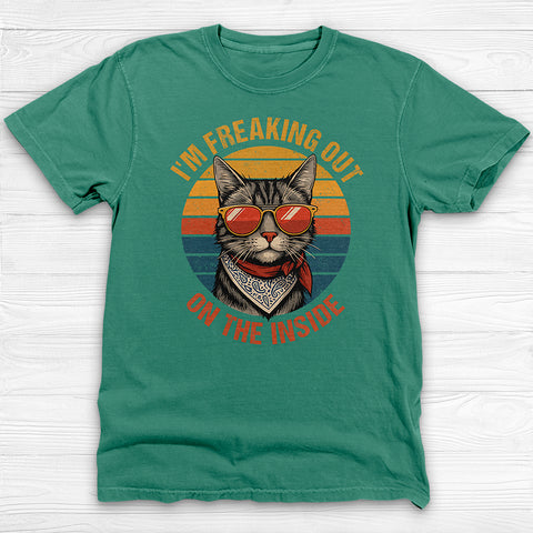 Freaking Out On The Inside Funny Gym Shirt Or Pump Cover