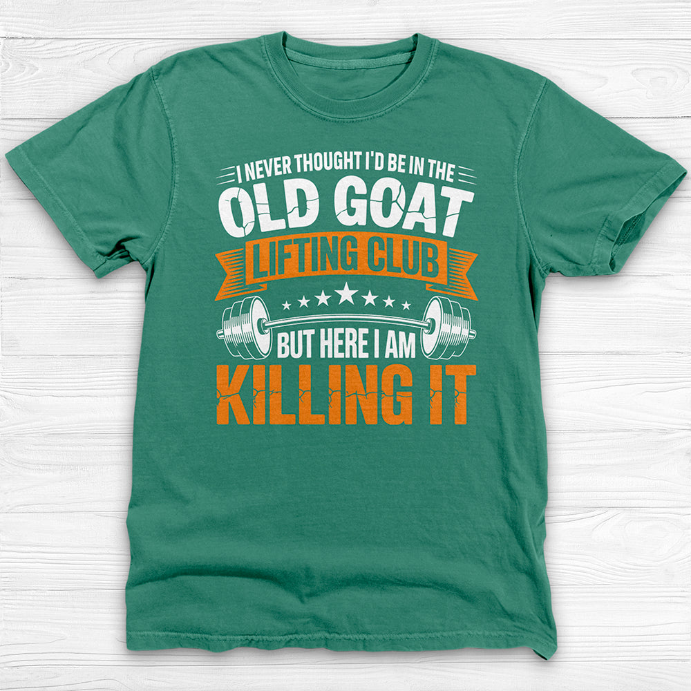 Old Goat Lifting Club Gym Tee, Gift for Gym Lovers-T-Shirt-Gym Classics