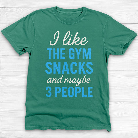 The Gym, Snacks and Three People Workout Tee or Pump Cover
