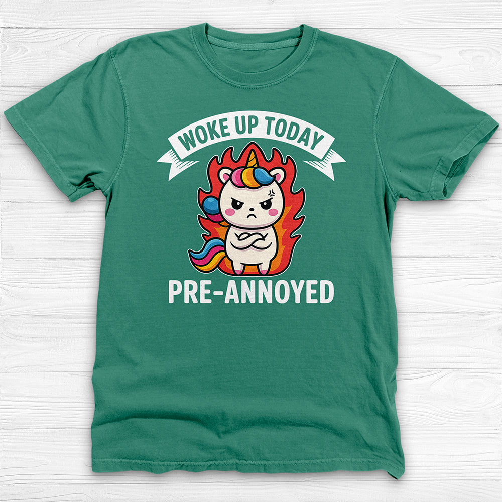 Unicorn Annoyed Already Today Funny Gym Tee Or Pump Cover