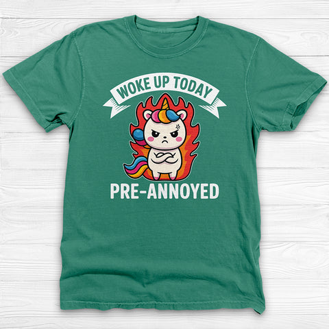 Unicorn Annoyed Already Today Funny Gym Tee Or Pump Cover
