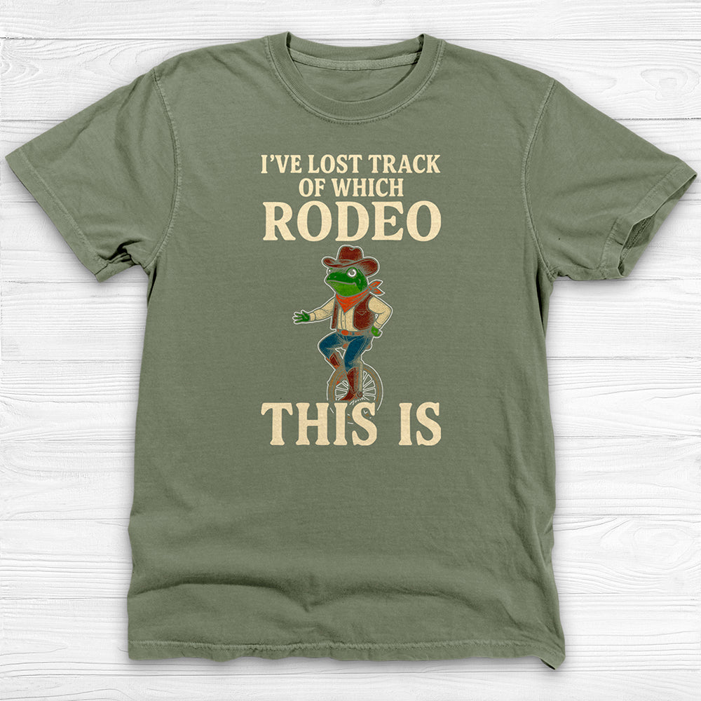 Funny Frog Rodeo Tee, Unisex Western Humor Shirt-T-Shirt-Gym Classics