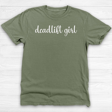 Deadlift Girl Gym Shirt, Powerlifting Crossfit Fitness Tee Or Pump Cover