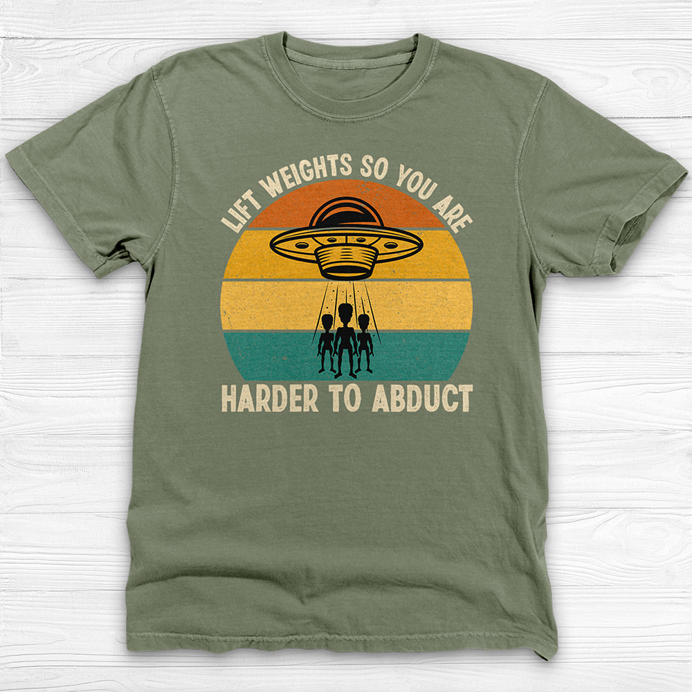 Funny Alien Abduction Gym Workout Shirt Or Pump Cover