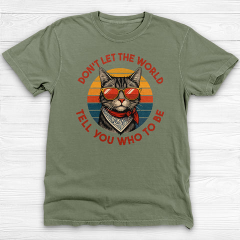 Cool Cat Vintage Style Inspirational Gym T-Shirt, Motivational Fitness Tee