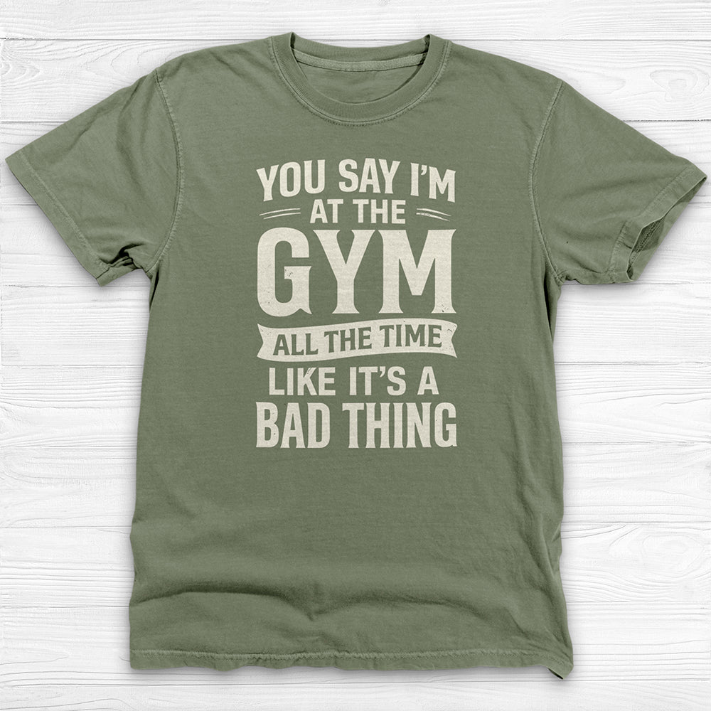 Happily Gym Addicted Workout Shirt, Fun Fitness Lover Tee