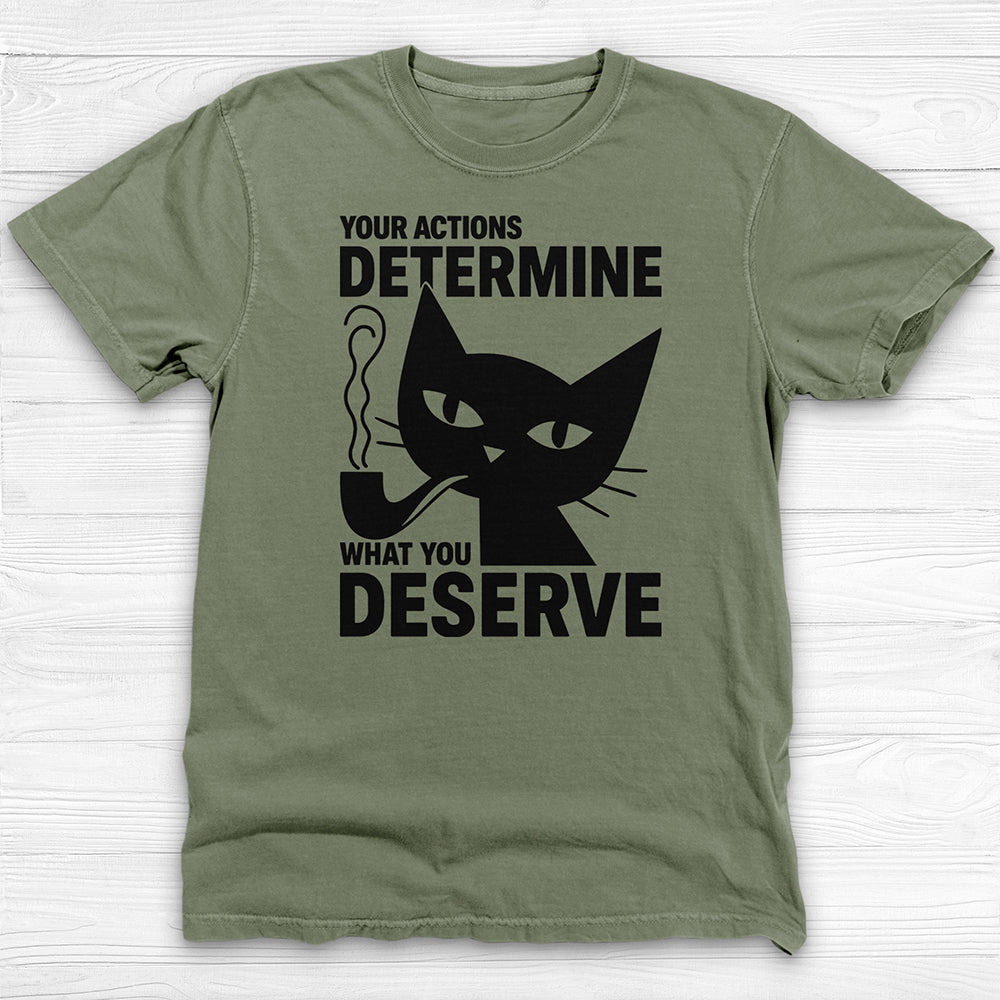 Empowered Cat T-Shirt, Bold Graphic Tee, Motivational Unisex Shirt, Unique Gift for Cat Lovers, Statement Fashion for Everyday Wear