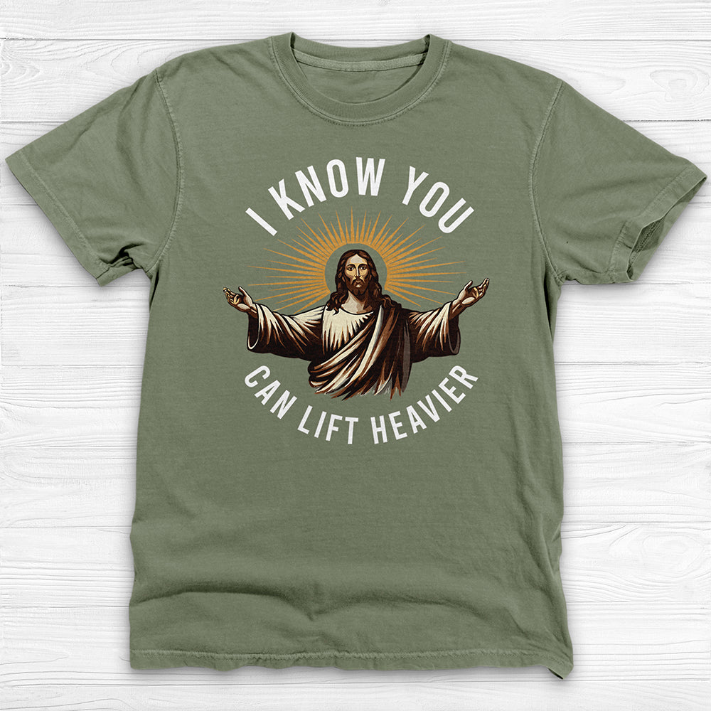 Jesus Lift Heavier Motivational Gym Shirt or Pump Cover