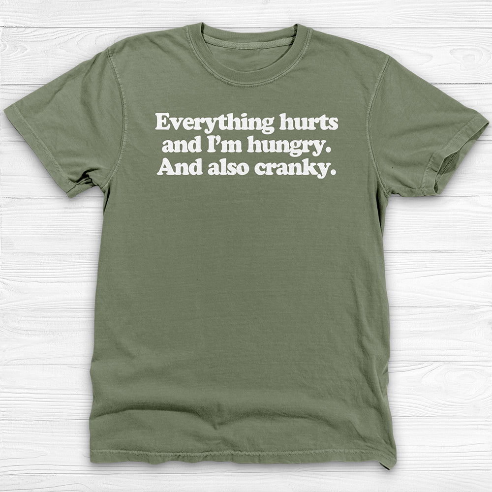 Hungry And Cranky Funny Gym Shirt Or Pump Cover