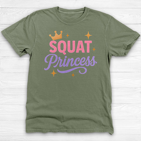 Squat Princess Gym Shirt Or Pump Cover For Fitness Girls
