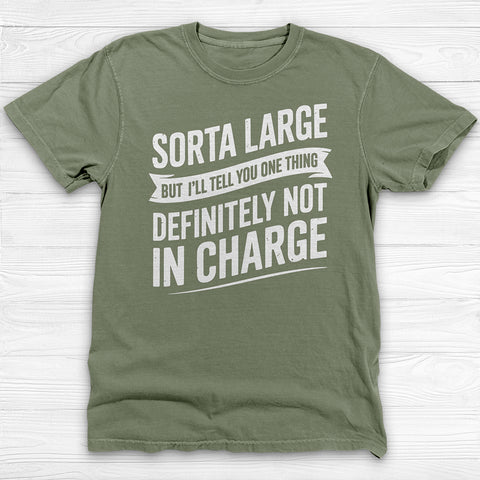 Sorta Large But Definitely Not In Charge, Fun Gym Tee