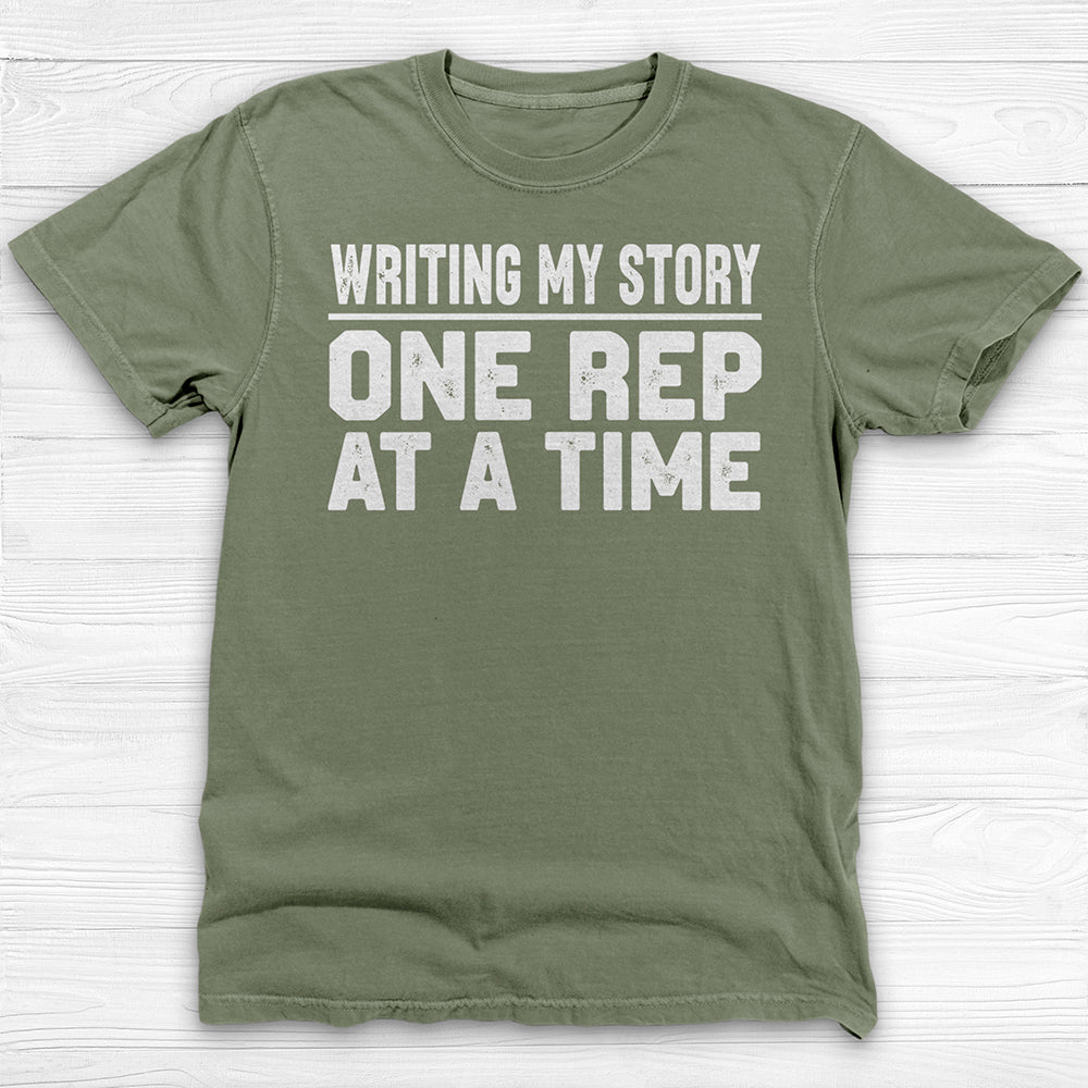 One Rep at a Time, Inspirational Fitness & Gym Shirt-T-Shirt-Gym Classics
