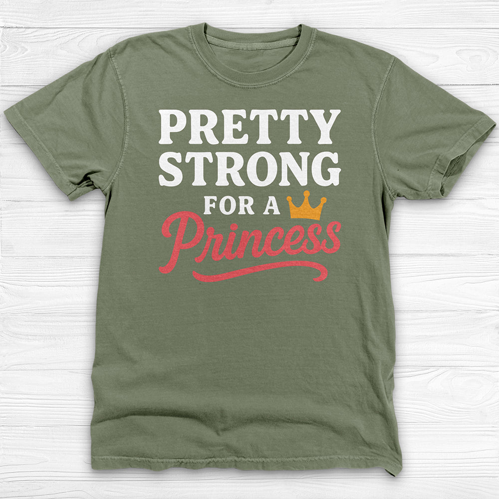 Pretty Strong for a Princess Gym Tee or Pump Cover, Empowering Apparel-T-Shirt-Gym Classics