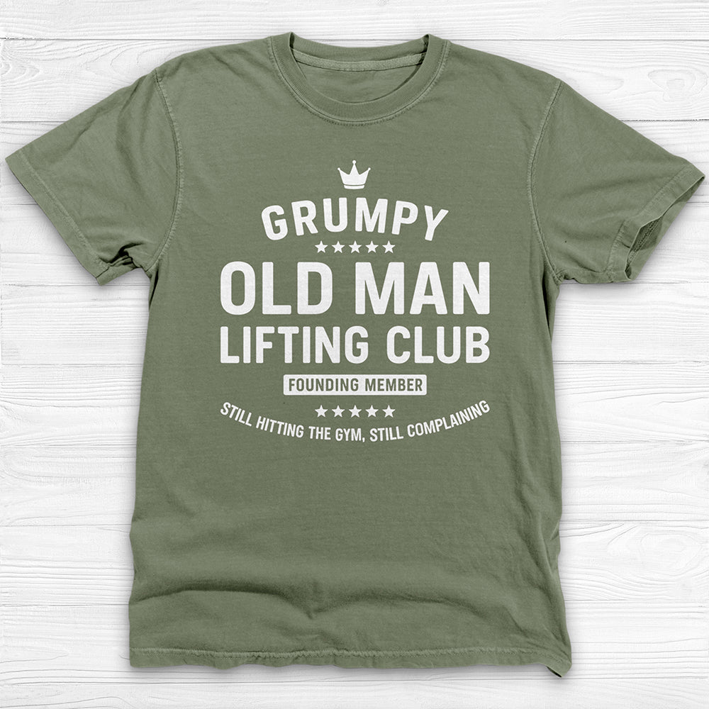 Grumpy Old Man Gym Shirt, GenX Fitness Tee-T-Shirt-Gym Classics