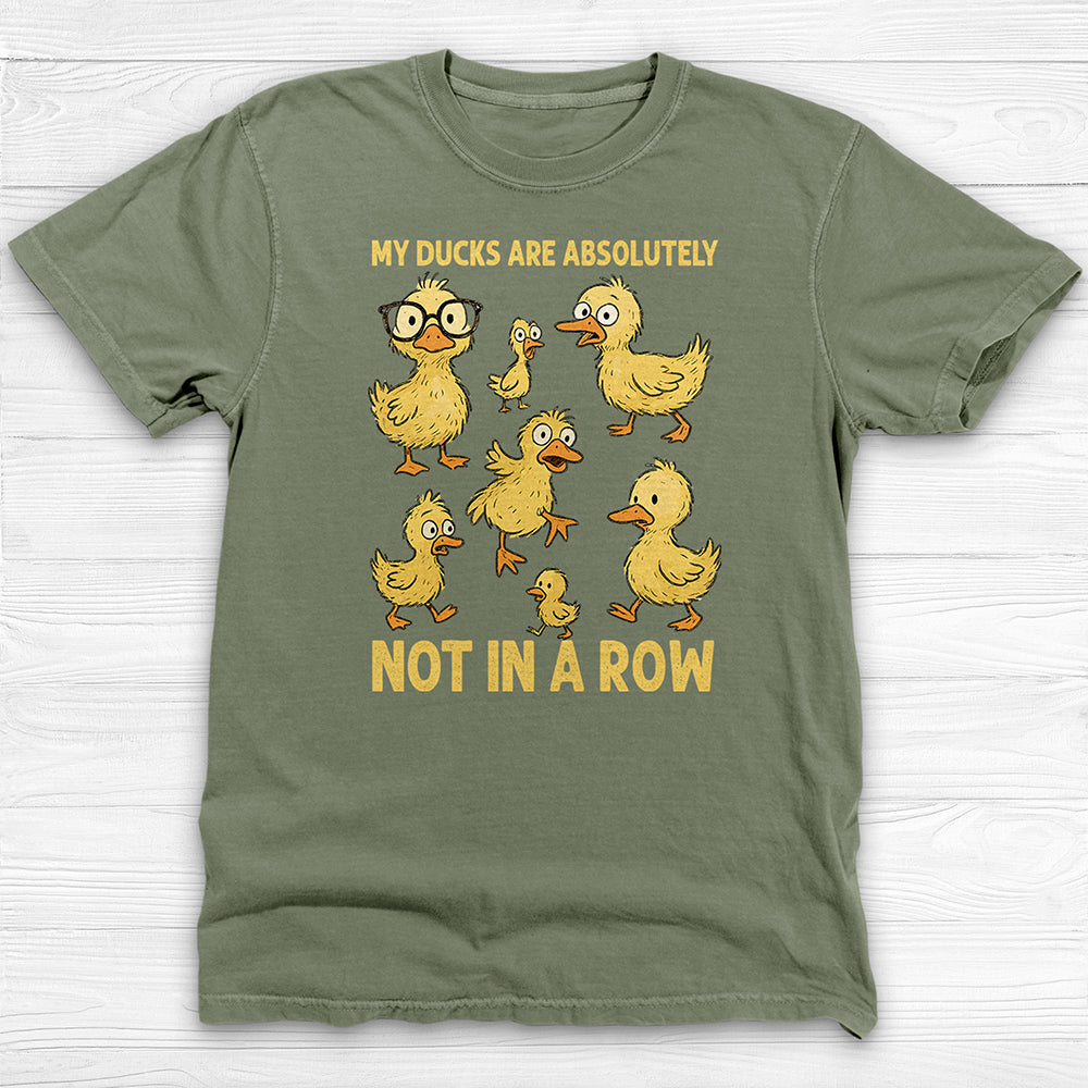 Ducks Not In A Row Funny Gym Shirt Or Pump Cover-T-Shirt-Gym Classics