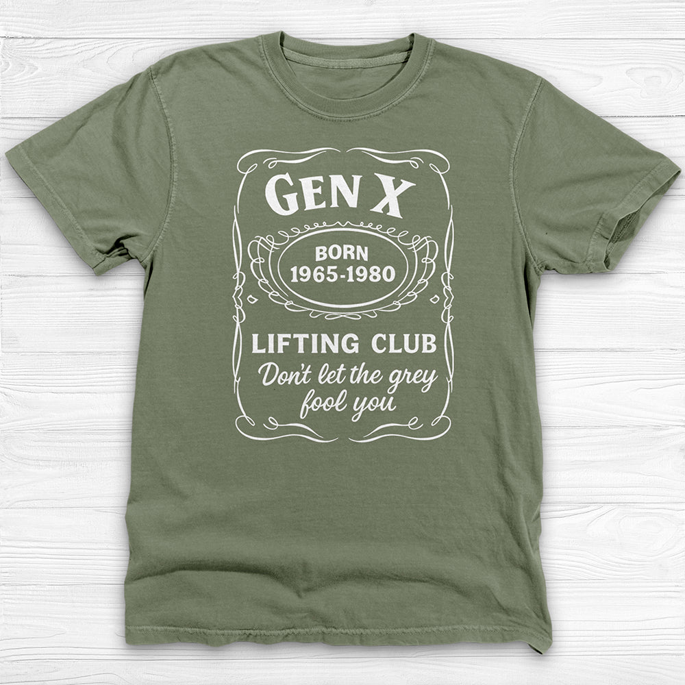 Gen X Gym Shirt Born 1965–1980, Fun Retro Style Fitness Tee-T-Shirt-Gym Classics