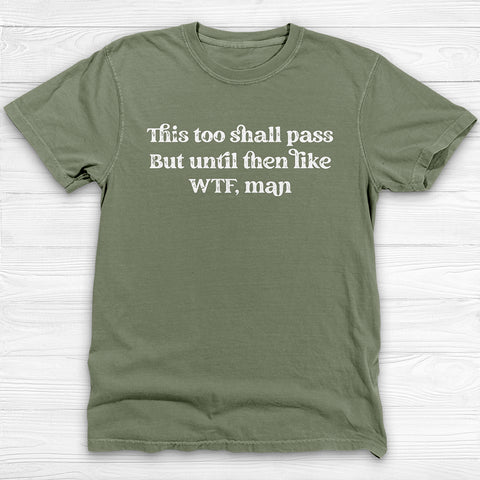 WTF Man Sarcastic Motivational Gym Tee And Pump Cover