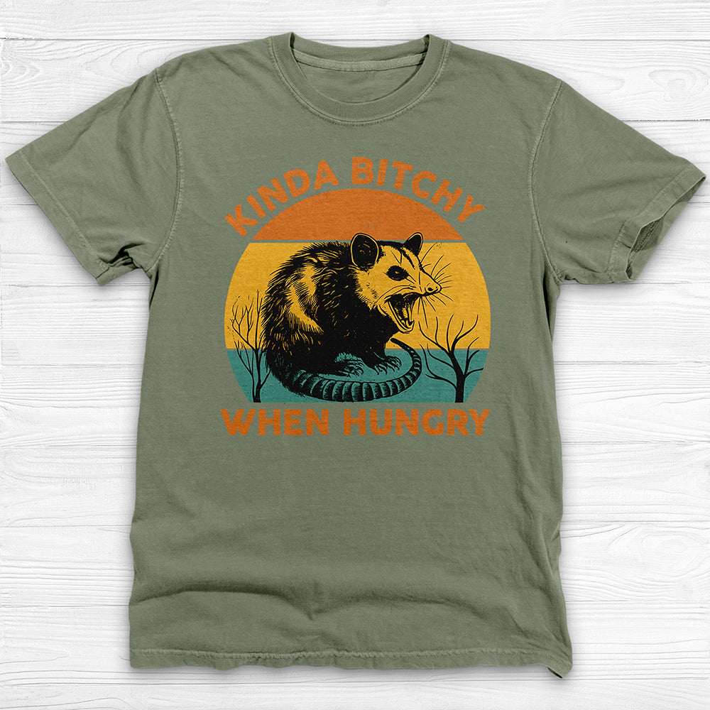 Kinda Bitchy When Hungry Funny Animal Gym Shirt-T-Shirt-Gym Classics