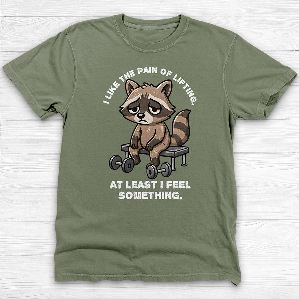Cute Sad Raccoon Workout T-Shirt, Do It Sad Humorous Gym Tee-T-Shirt-Gym Classics