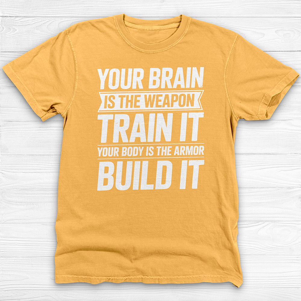 Mindset Brain And Body Motivational Gym Shirt Or Pump Cover-T-Shirt-Gym Classics