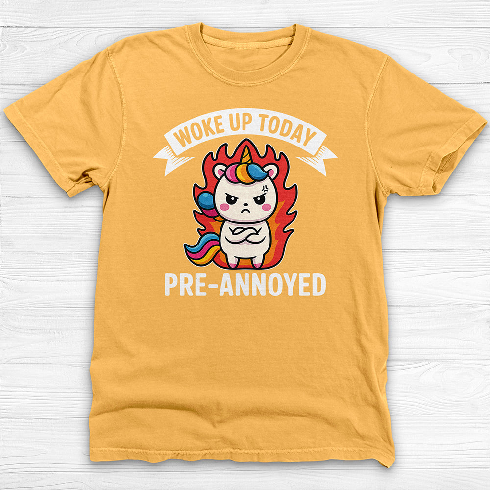 Unicorn Annoyed Already Today Funny Gym Tee Or Pump Cover