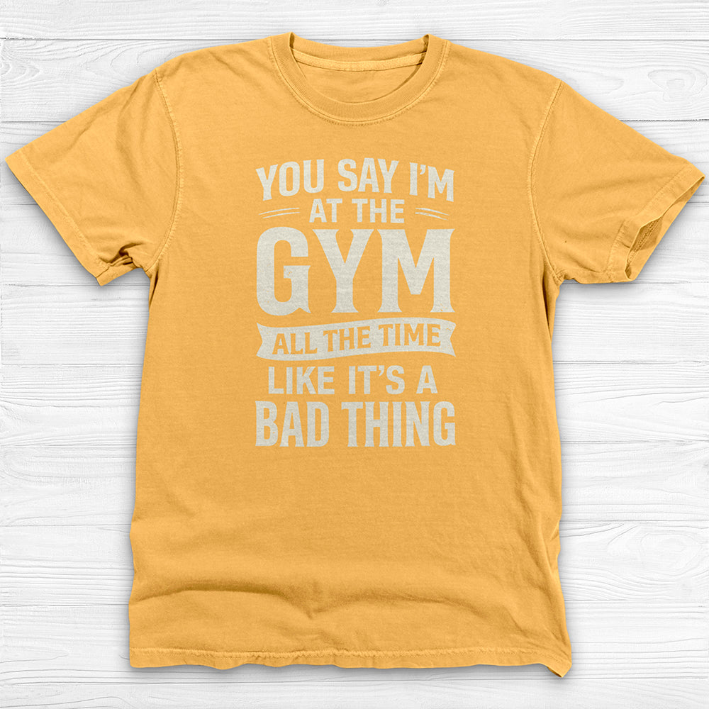 Happily Gym Addicted Workout Shirt, Fun Fitness Lover Tee
