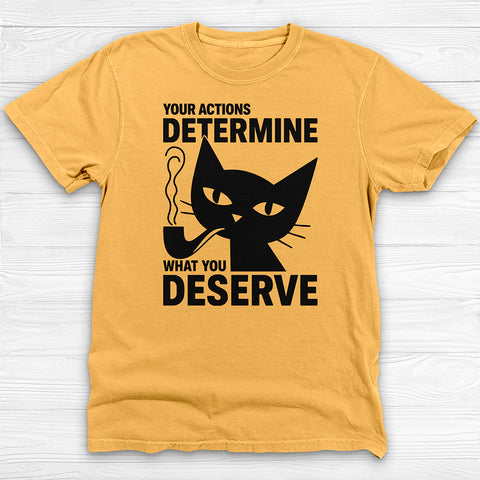 Empowered Cat T-Shirt, Bold Graphic Tee, Motivational Unisex Shirt, Unique Gift for Cat Lovers, Statement Fashion for Everyday Wear