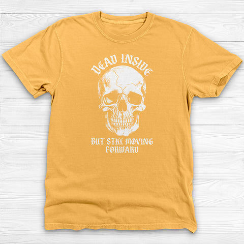 Dead Inside Still Moving Skull Gym Shirt, Stress & Strength Tee